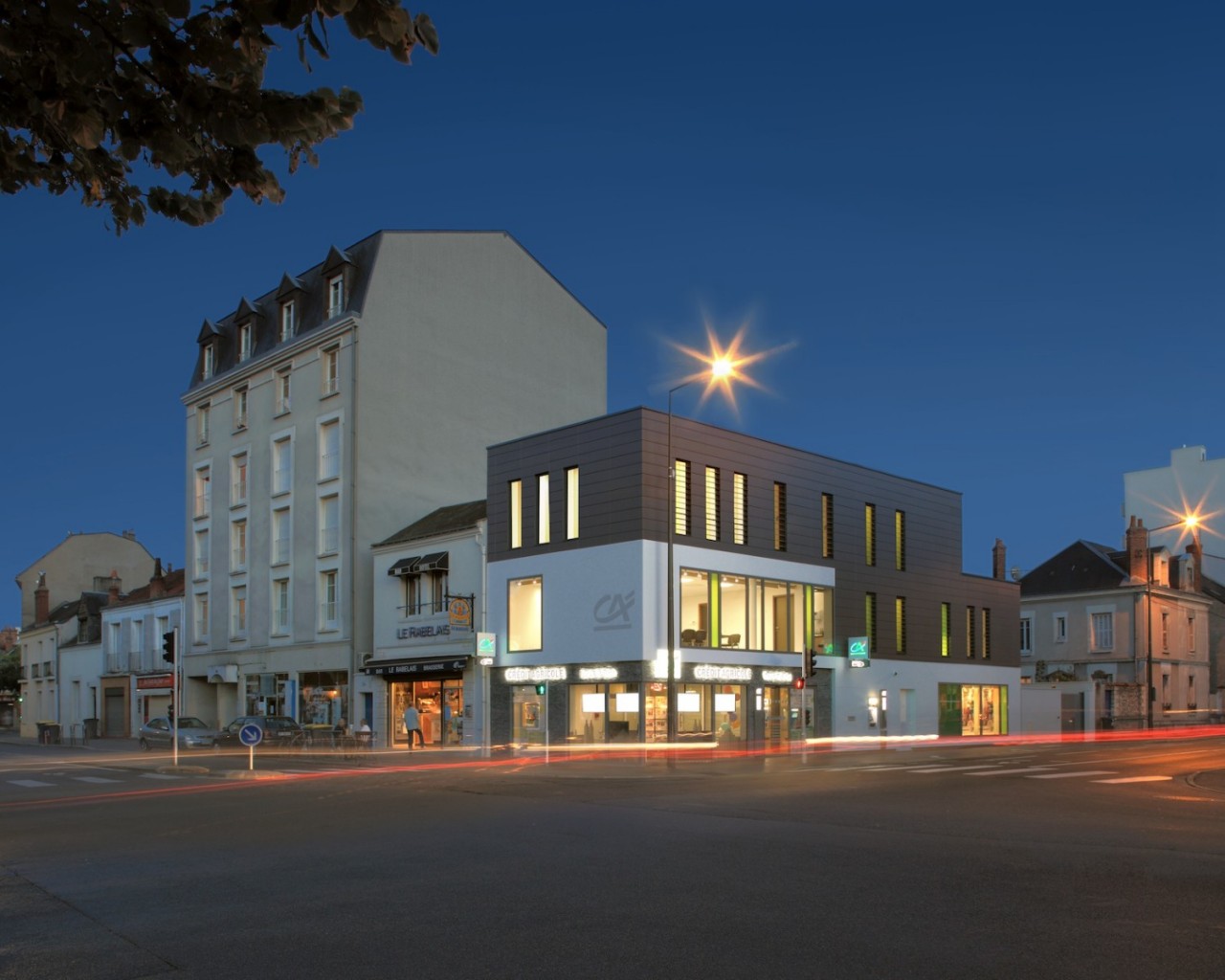 credit agricole quartier les fontaines tours